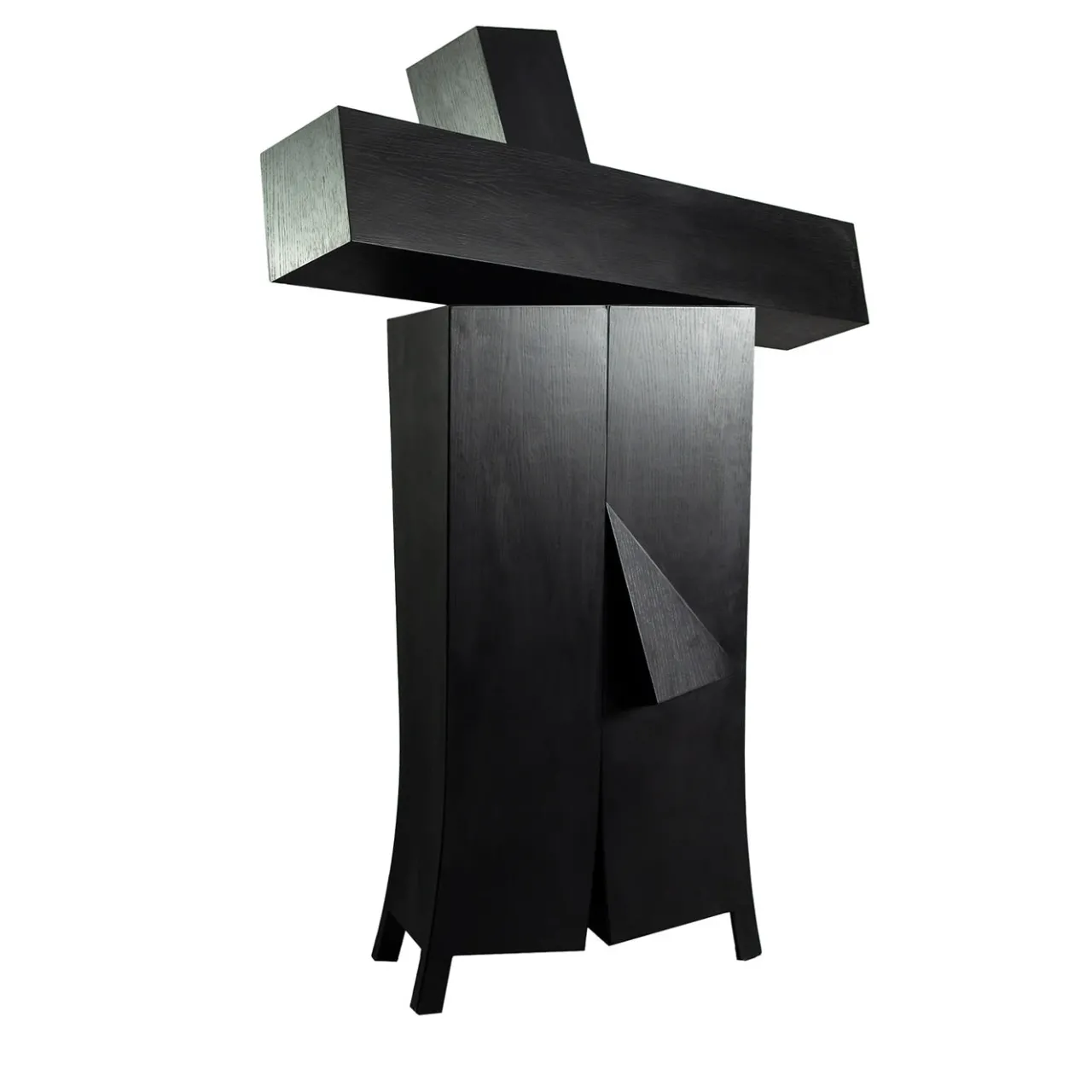 Paolo Pallucco Cabinets<Dulce Mamita Black Lacquered Oak Cabinet