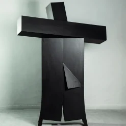 Paolo Pallucco Cabinets<Dulce Mamita Black Lacquered Oak Cabinet