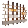Carpanese Home Bookcases<Duo Large Shelving