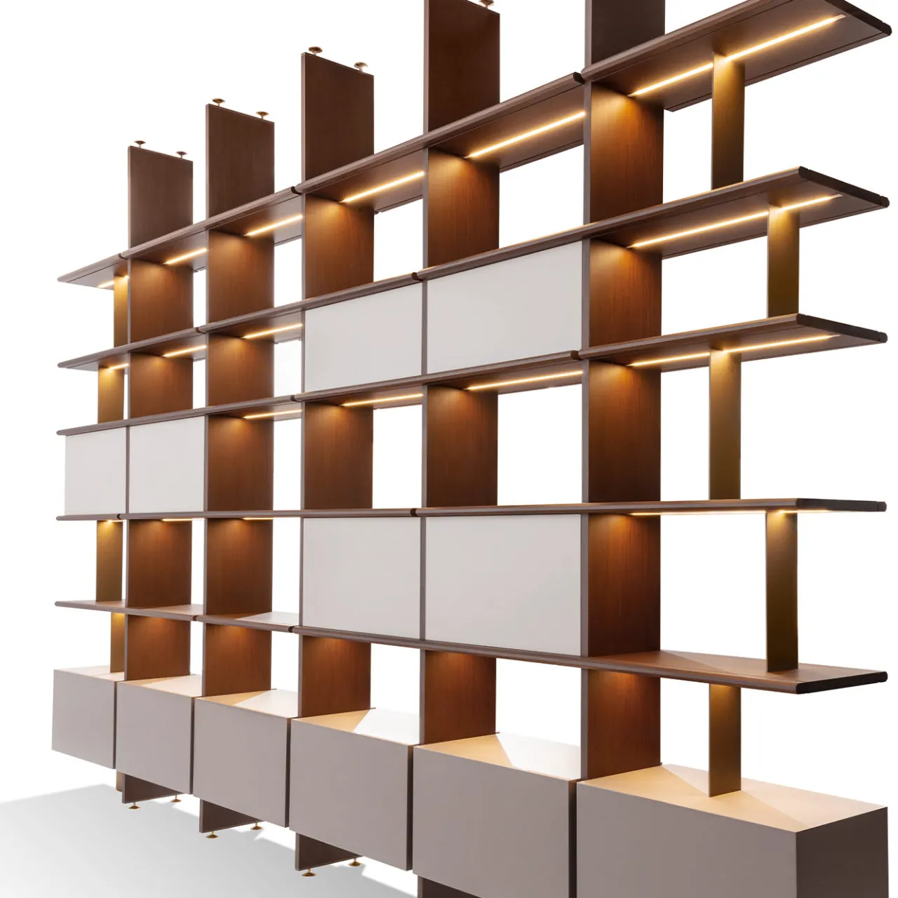 Carpanese Home Bookcases<Duo Large Shelving