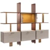 Carpanese Home Bookcases<Duo Small Wall Shelving