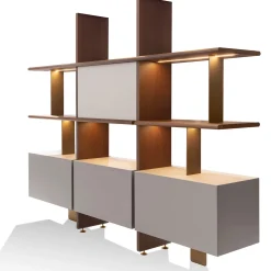 Carpanese Home Bookcases<Duo Small Wall Shelving