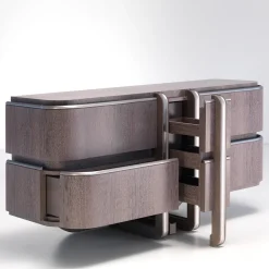 Annibale Colombo Dressers<Durmast and Sucupira Nightstand
