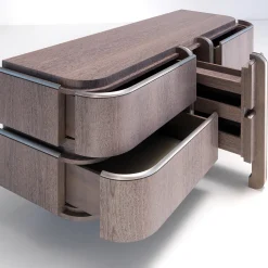 Annibale Colombo Dressers<Durmast and Sucupira Nightstand