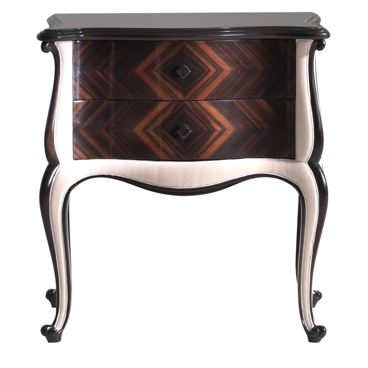 Annibale Colombo Nightstands<Ebony and Cherry Nightstand