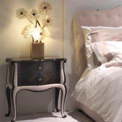 Annibale Colombo Nightstands<Ebony and Cherry Nightstand