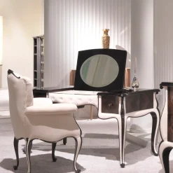 Annibale Colombo Desk & Writing Tables<Ebony and Cherry Vanity Table