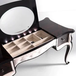 Annibale Colombo Desk & Writing Tables<Ebony and Cherry Vanity Table