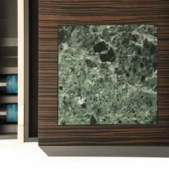 Lebanto Bar Cabinets<Ebony and Marble Bar Cabinet