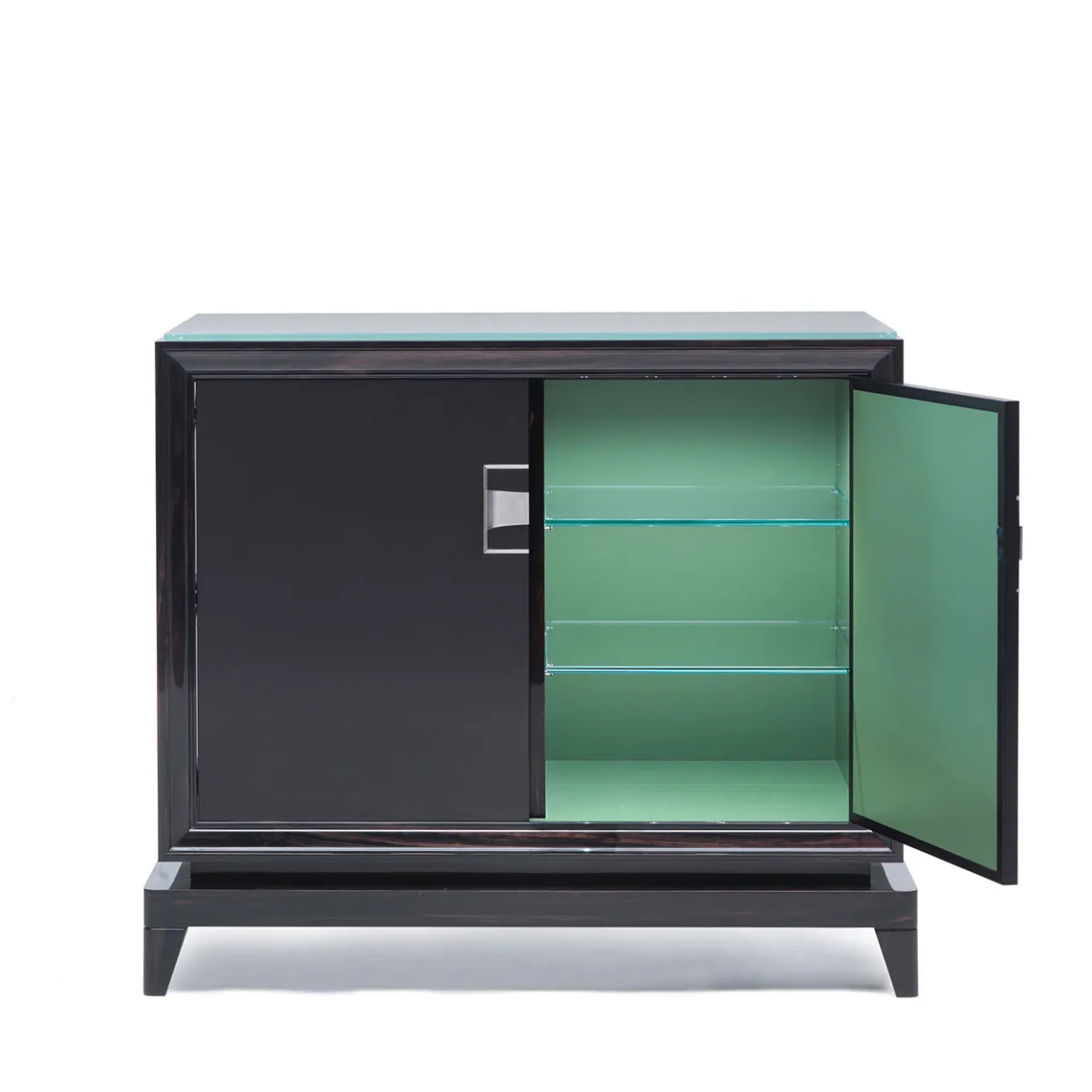 Annibale Colombo Bar Cabinets<Ebony Bar Cabinet