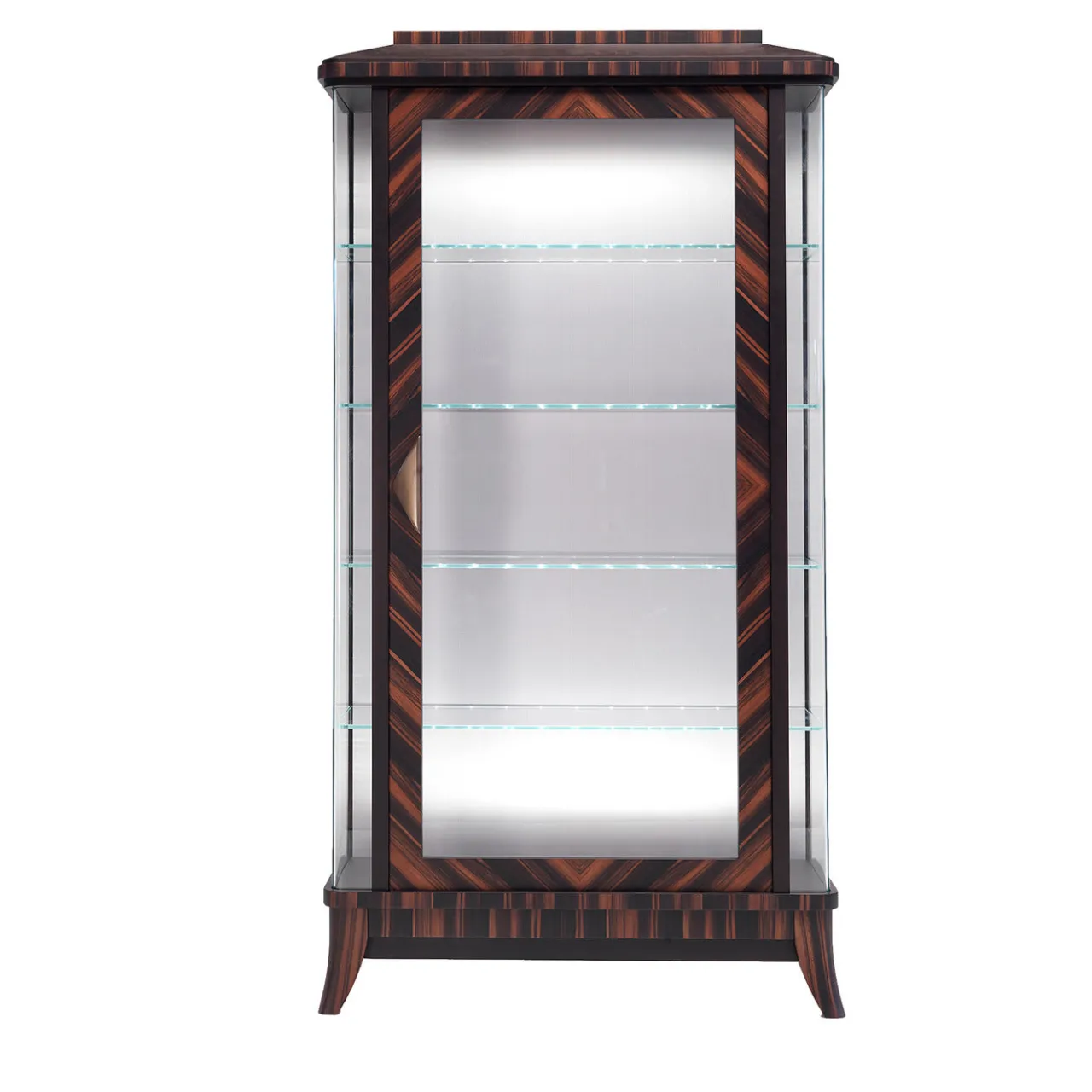Annibale Colombo Cabinets<Ebony 1-Door Display Cabinet