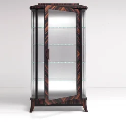Annibale Colombo Cabinets<Ebony 1-Door Display Cabinet