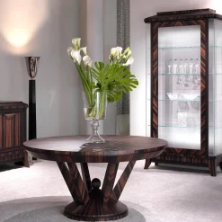 Annibale Colombo Cabinets<Ebony 1-Door Display Cabinet
