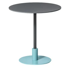 TrabA' Outdoor Dining Tables<Echo Round Turquoise & Gray-Green Table by Gabbertas Studio