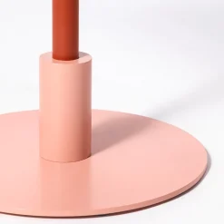 TrabA' Outdoor Dining Tables<Echo Square Pink & Red Table by Gabbertas Studio