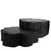 Omnibus Design Nesting Tables<Eclipse Set of 2 Carved Black Coffee Tables