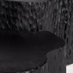 Omnibus Design Nesting Tables<Eclipse Set of 2 Carved Black Coffee Tables