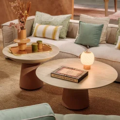 Vismara Outdoor Coffee Tables<Eclisse Set of 3 Resin Outdoor Coffee Tables