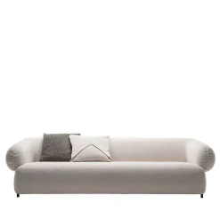 Zanaboni Sofas<ED/50 000 Carol 3-Seater White Sofa