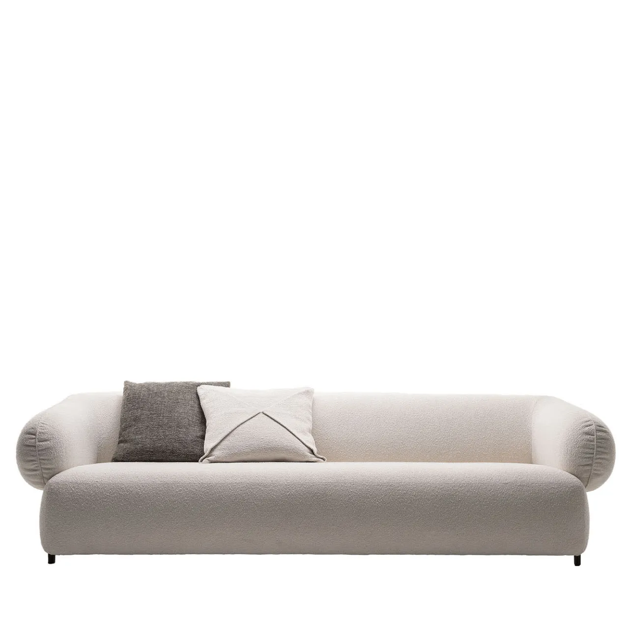 Zanaboni Sofas<ED/50 000 Carol 3-Seater White Sofa