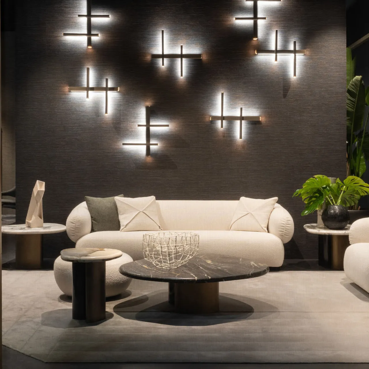 Zanaboni Sofas<ED/50 000 Carol 3-Seater White Sofa