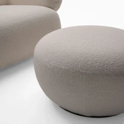 Zanaboni Ottomans & Poufs<ED/50 003 Carol White Pouf