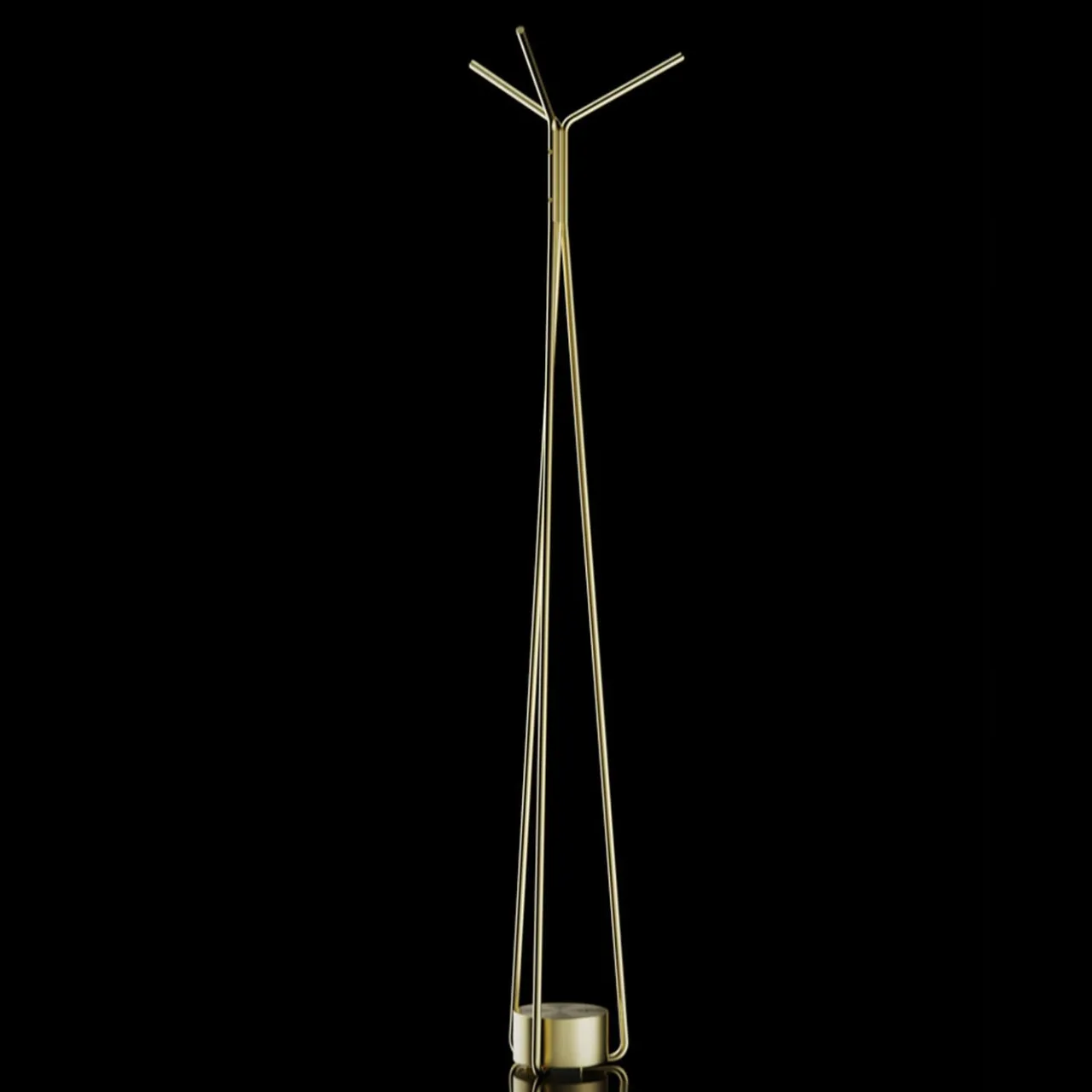 Edizioni Design Coat Stands<ED014 Brass Coat Hanger