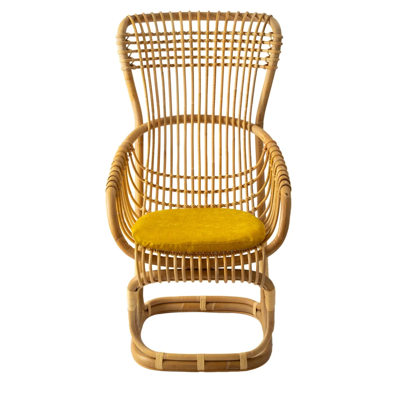 Mila Maurizi Armchairs<Eden Manao & Manila Cane Armchair With Cushion