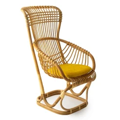 Mila Maurizi Armchairs<Eden Manao & Manila Cane Armchair With Cushion