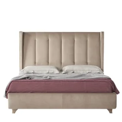 Bedding Atelier Beds<Edo Quilted Beige Velvet Bed