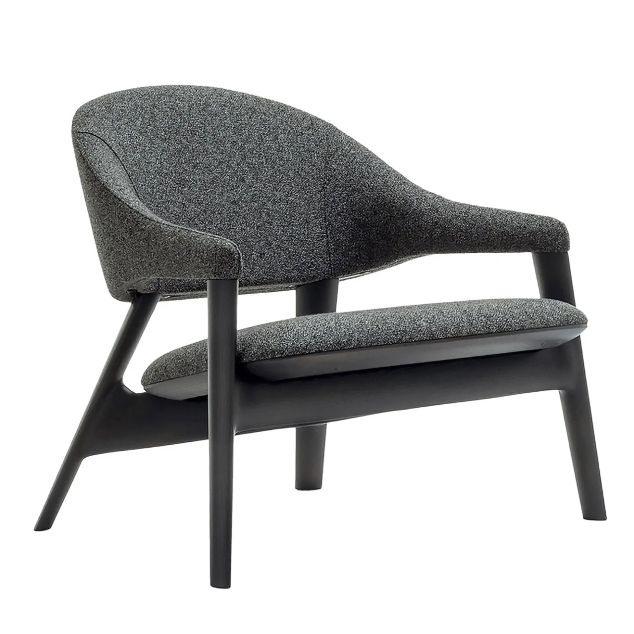 Zanaboni Lounge Chairs<Egle ED/50 069 Gray Ash Lounge Chair