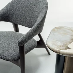 Zanaboni Lounge Chairs<Egle ED/50 069 Gray Ash Lounge Chair