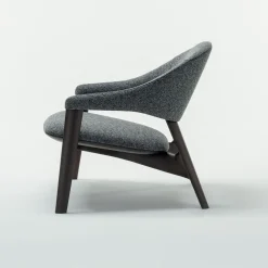 Zanaboni Lounge Chairs<Egle ED/50 069 Gray Ash Lounge Chair