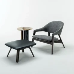 Zanaboni Lounge Chairs<Egle ED/50 069 Gray Ash Lounge Chair