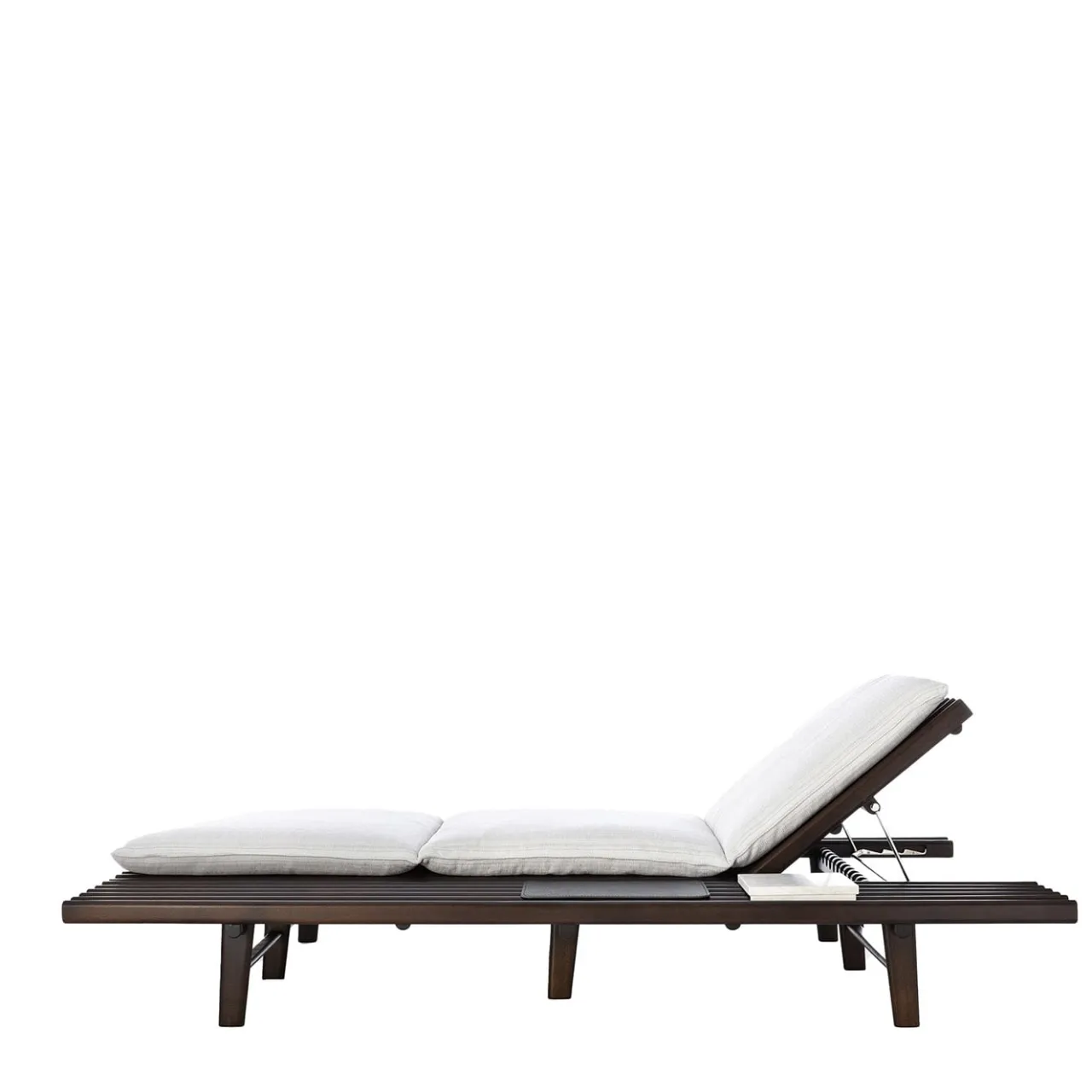Exteta Outdoor Chaises & Daybeds<Elba Dark Brown & White Sunbed by Massimo Castagna