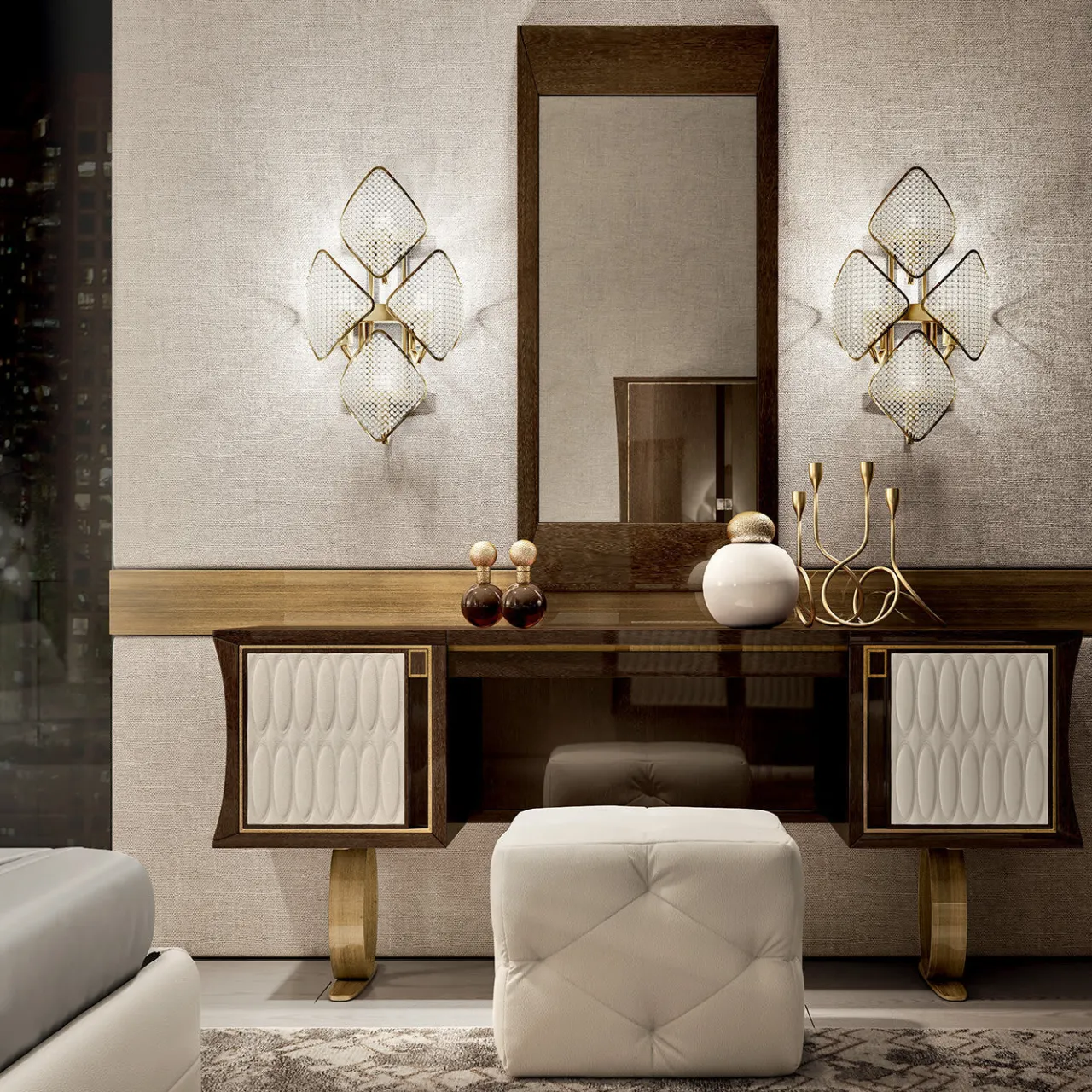 Franco Bianchini Ottomans & Poufs<Elegance Pouf FB Collection