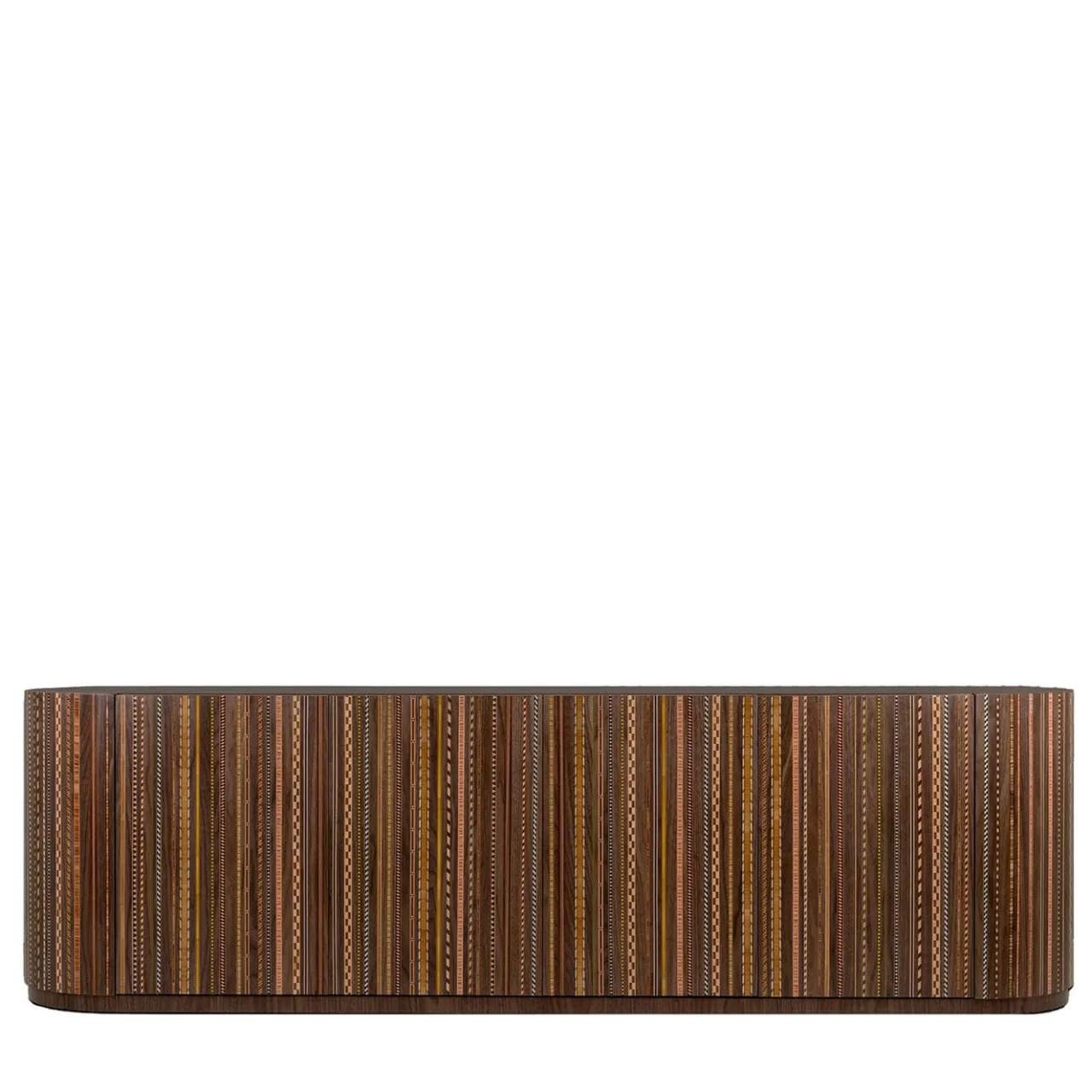 CG Capelletti Sideboards Buffets<Element Inlaid Polychrome Walnut Sideboard