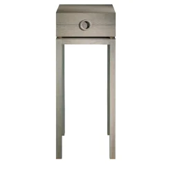 Garbarino Collections Nightstands<Elementare beige oak wood high nightstand