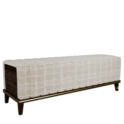 K-3 by Kenzo Takada Benches<Elena Bed Bench in Etsuridake fabric