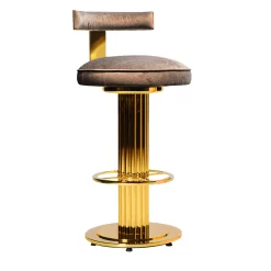 Galbiati Fratelli Bar Stools<Elide Gold Brass Bar Stool