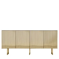 De Castelli Sideboards Buffets<Elizabeth 183 Polished Brass Sideboard by Nathalie Dewez