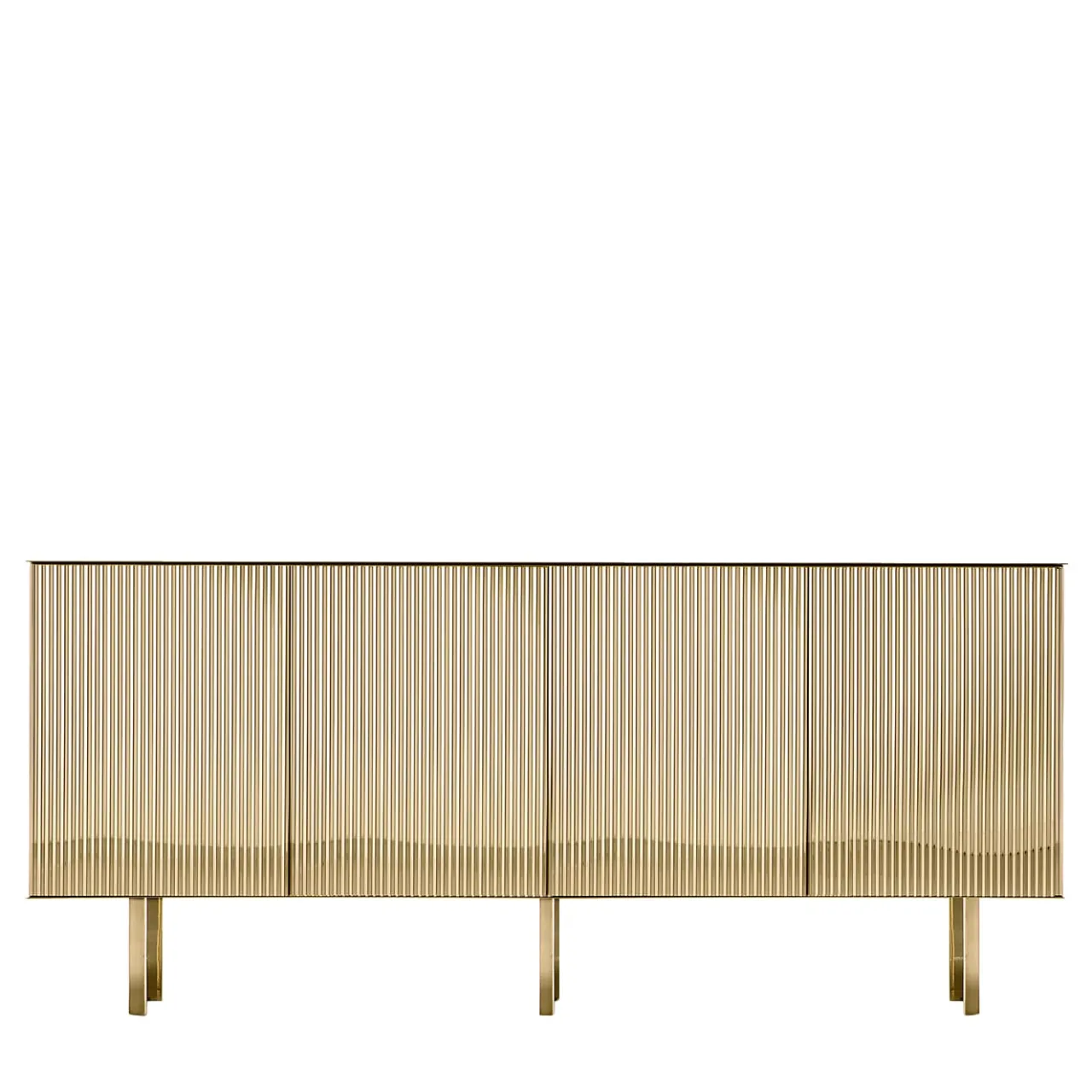 De Castelli Sideboards Buffets<Elizabeth 183 Polished Brass Sideboard by Nathalie Dewez