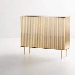 De Castelli Sideboards Buffets<Elizabeth Polished Brass Sideboard by Nathalie Dewez