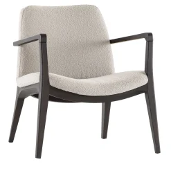 Pacini & Cappellini Lounge Chairs<ELLEN Moka Ash Lounge Chair