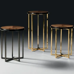 Black Tie Side Tables<Elliot Plus High Gold Side Table