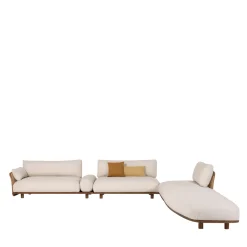 Gebrüder Thonet Vienna GmbH (GTV) – Wiener GTV Design Sofas<Ellipse White 3-Modules Sofa by Chiara Andreatti
