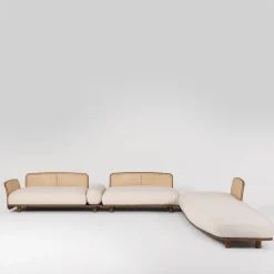 Gebrüder Thonet Vienna GmbH (GTV) – Wiener GTV Design Sofas<Ellipse White 3-Modules Sofa by Chiara Andreatti