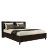 K-3 by Kenzo Takada Beds<Elodie Walnut Wood Bed