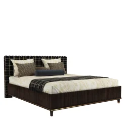 K-3 by Kenzo Takada Beds<Elodie Walnut Wood Bed
