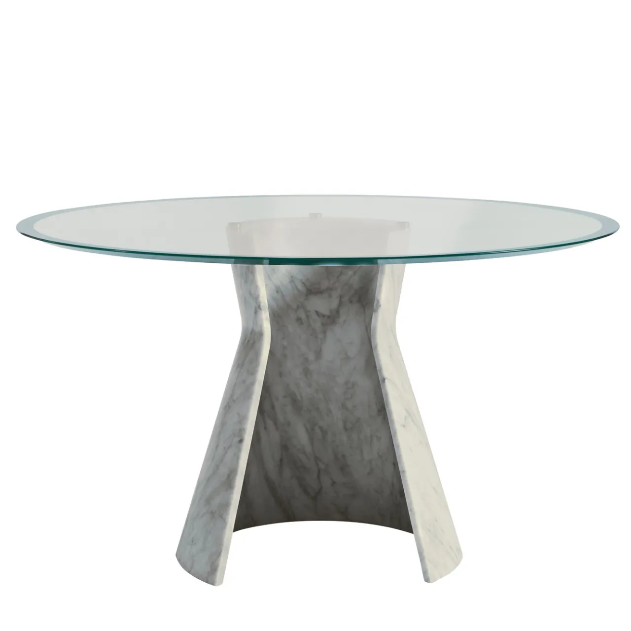 MGM Marmi e Graniti Dining Tables<Embrace Table with Crystal Top by Gritti Rollo
